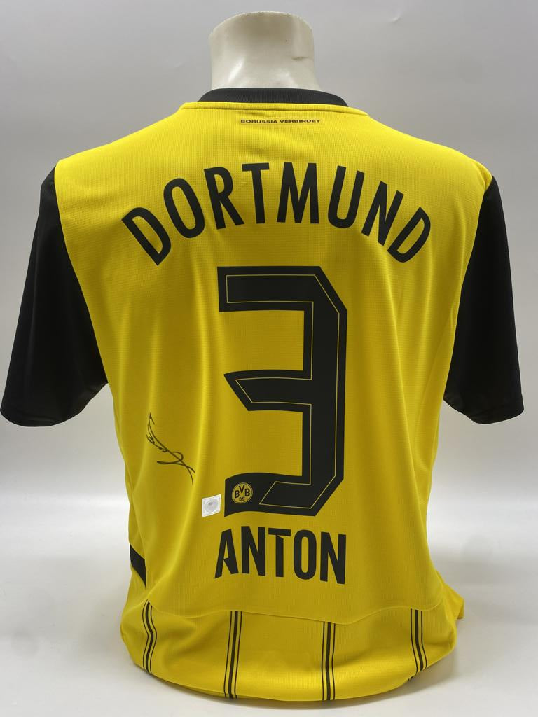 Borussia Dortmund jersey signed by Waldemar Anton, BVB new, Puma signed, size L