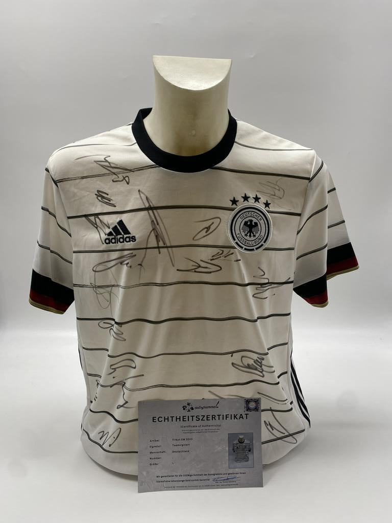 Germany Jersey Euro 2020 Team Signed DFB Adidas L