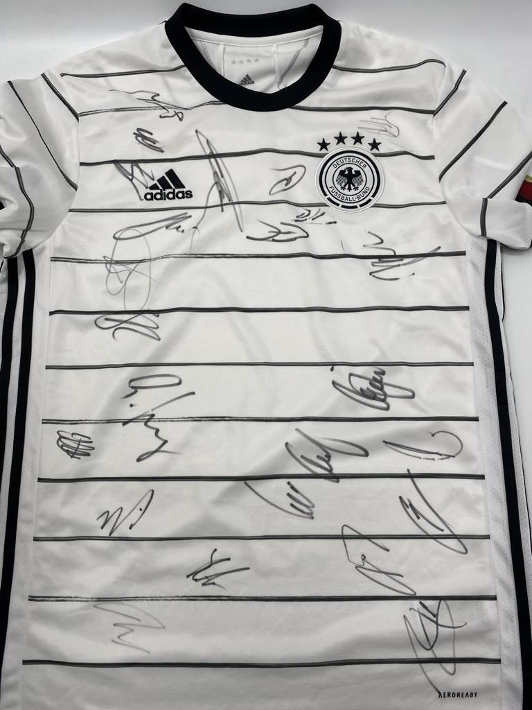 Germany Jersey Euro 2020 Team Signed DFB Adidas L
