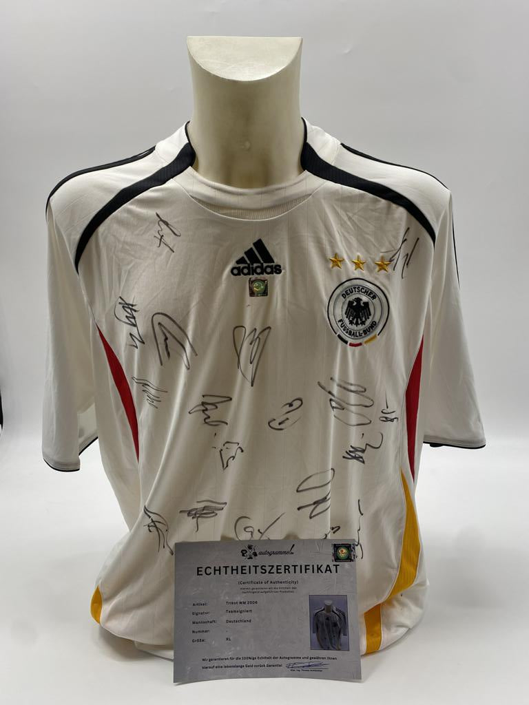 Germany Jersey World Cup 2006 Team Signed DFB XL Adidas