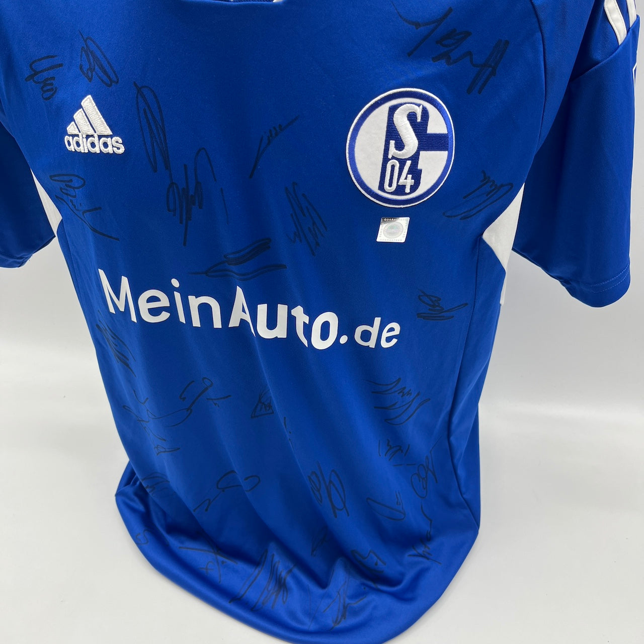 Schalke 04 Trikot 2022/2023 Teamsigniert COA Bundesliga L