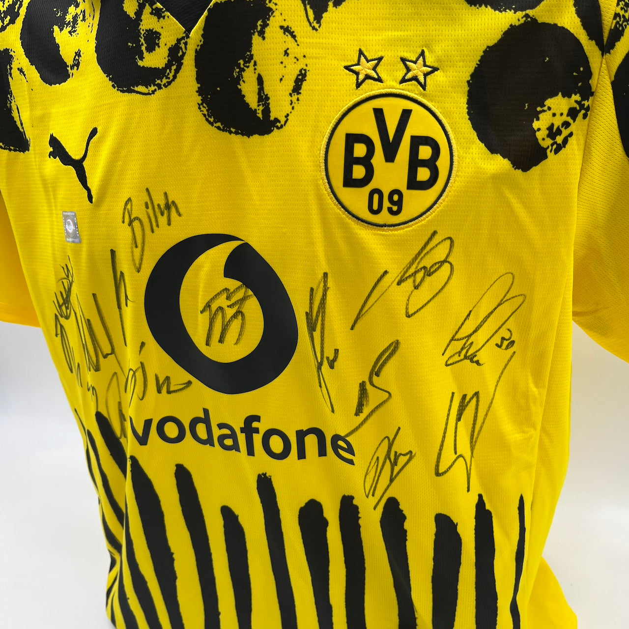 BVB Trikot 2025 Teamsigniert Borussia Dortmund Puma L