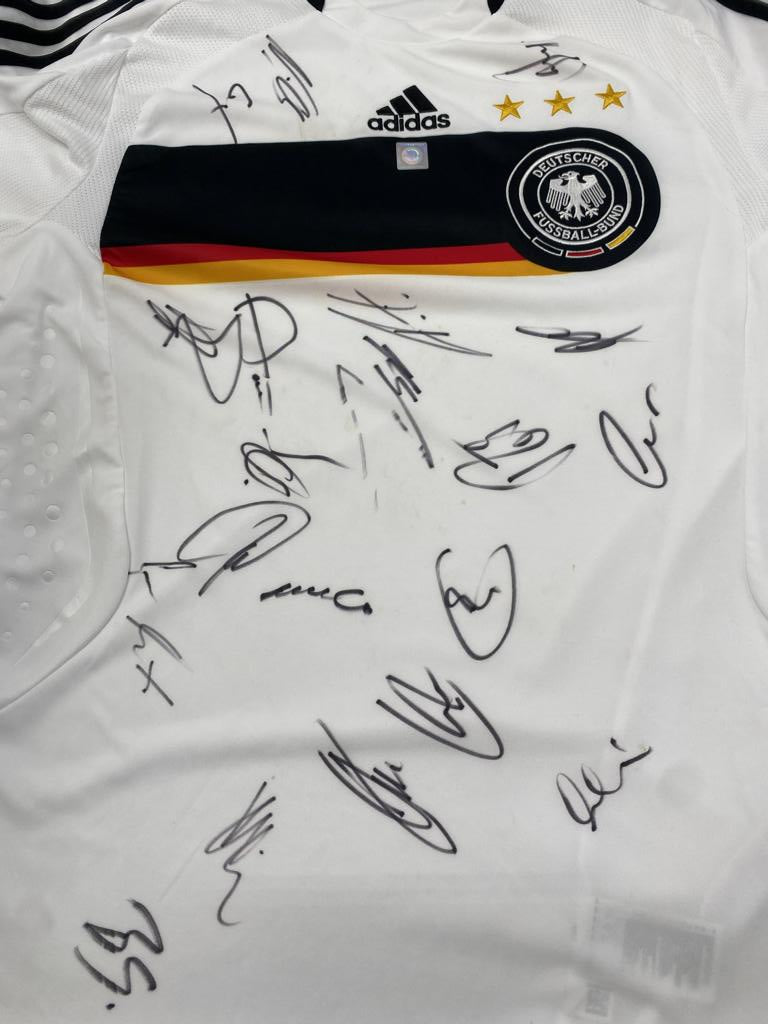 Germany Jersey Euro 2008 Team Signed DFB Adidas L