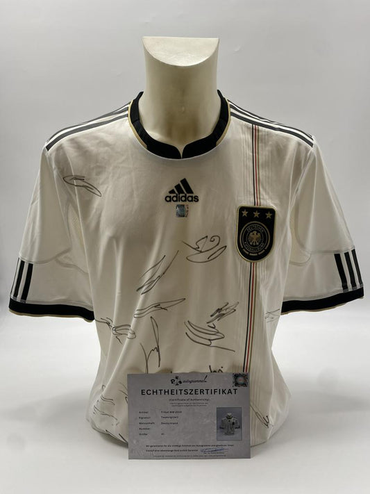 Deutschland Trikot WM 2010 Teamsigniert DFB Adidas XL