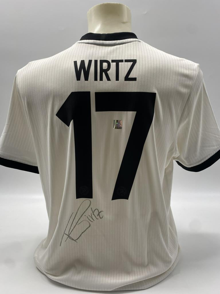 DFB Trikot Florian Wirtz signiert COA Deutschland Autogramm Adidas L