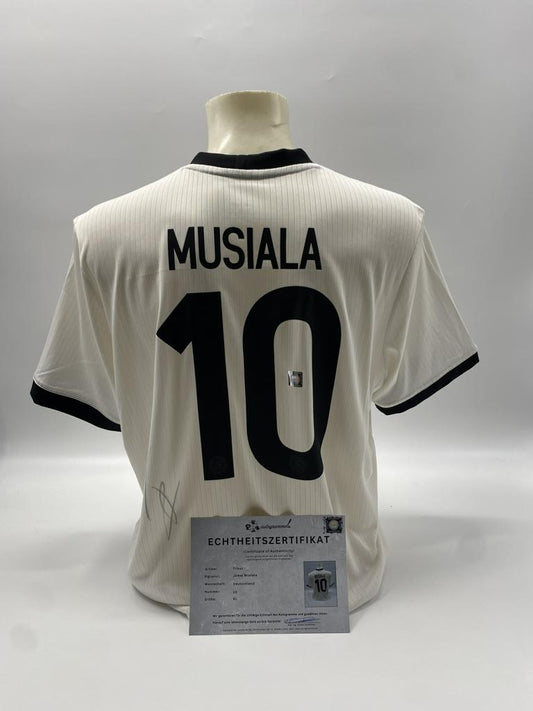 DFB Trikot Jamal Musiala signiert COA Deutschland Autogramm Adidas XL