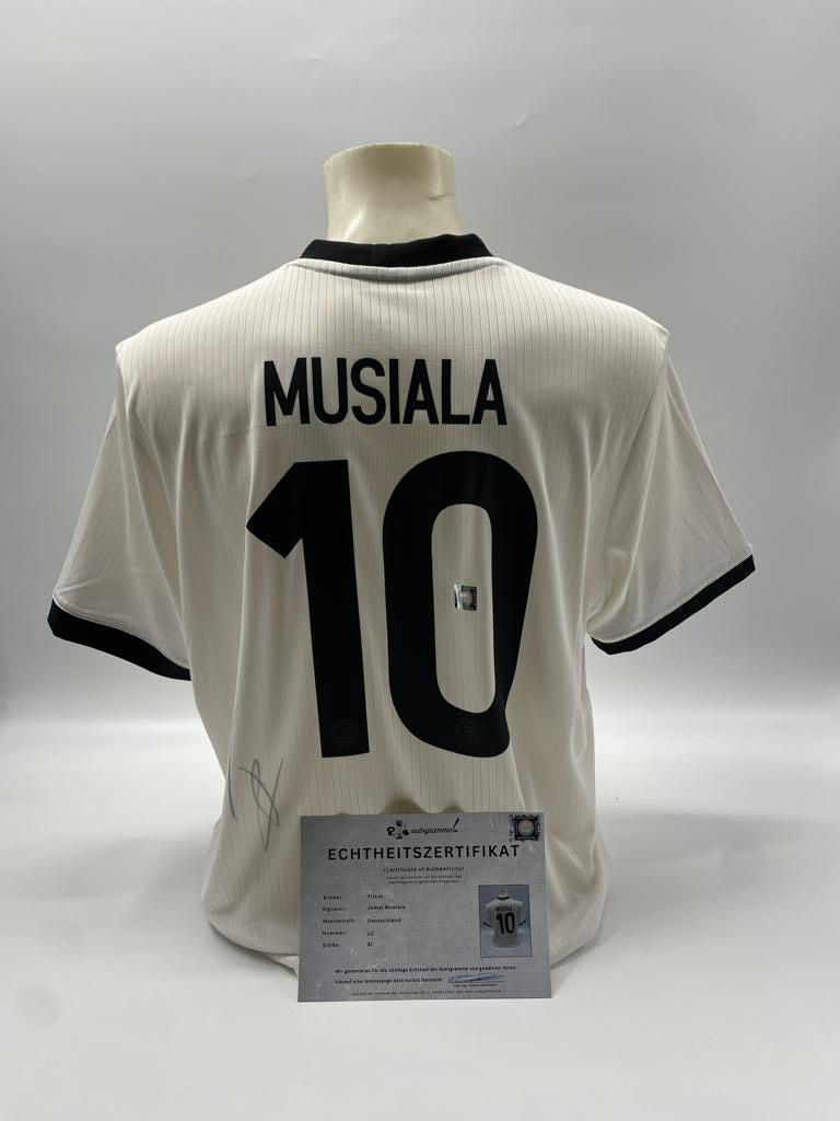 DFB jersey Jamal Musiala signed COA Germany autograph Adidas XL