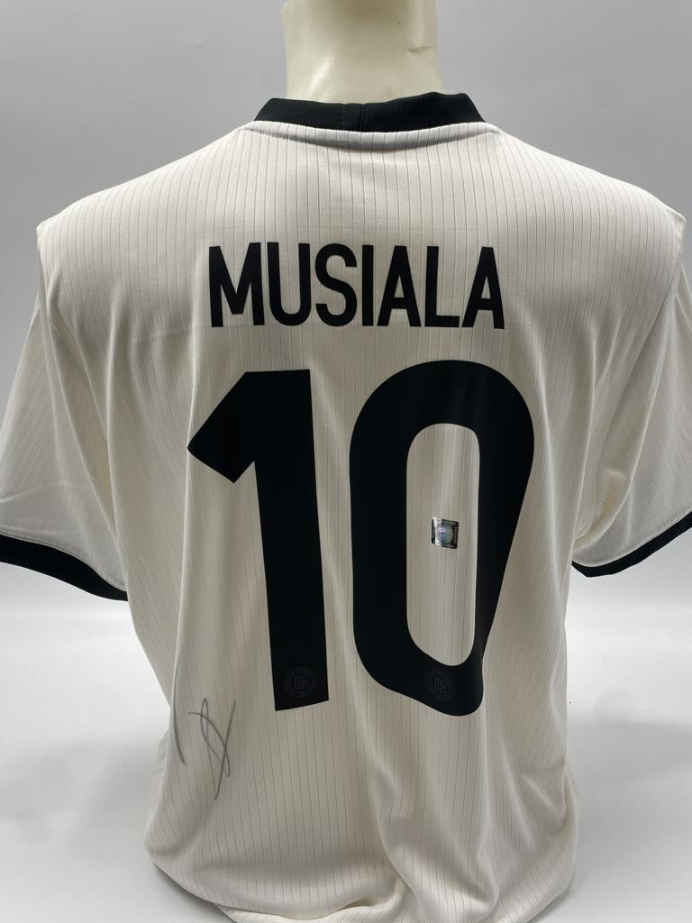 DFB Trikot Jamal Musiala signiert COA Deutschland Autogramm Adidas XL