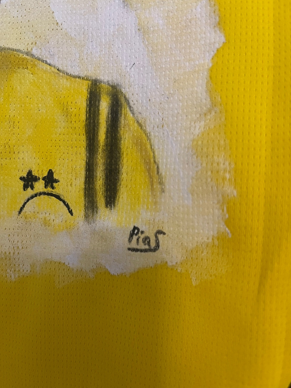 Borussia Dortmund jersey portrait karim adeyemi hand painted puma l