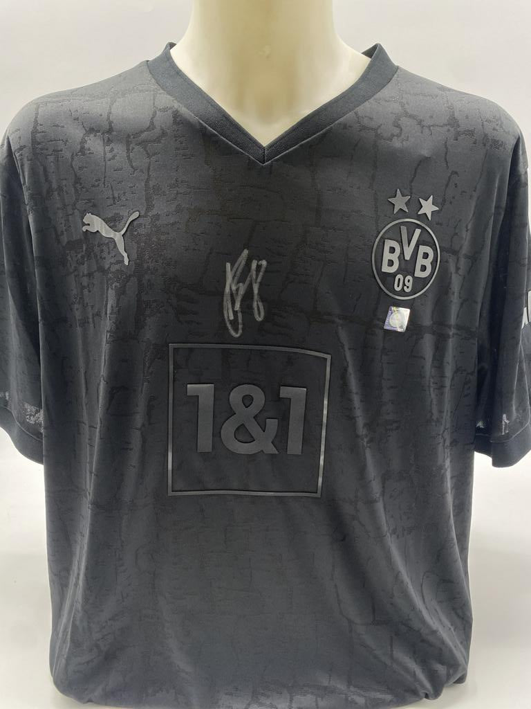 Borussia Dortmund special edition jersey Felix Nmecha signed autograph Puma BVB XXL