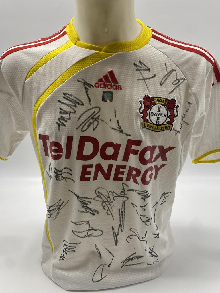 Bayer Leverkusen Trikot Saison 2009/2010/2011 Teamsigniert Autogramm Adidas 176