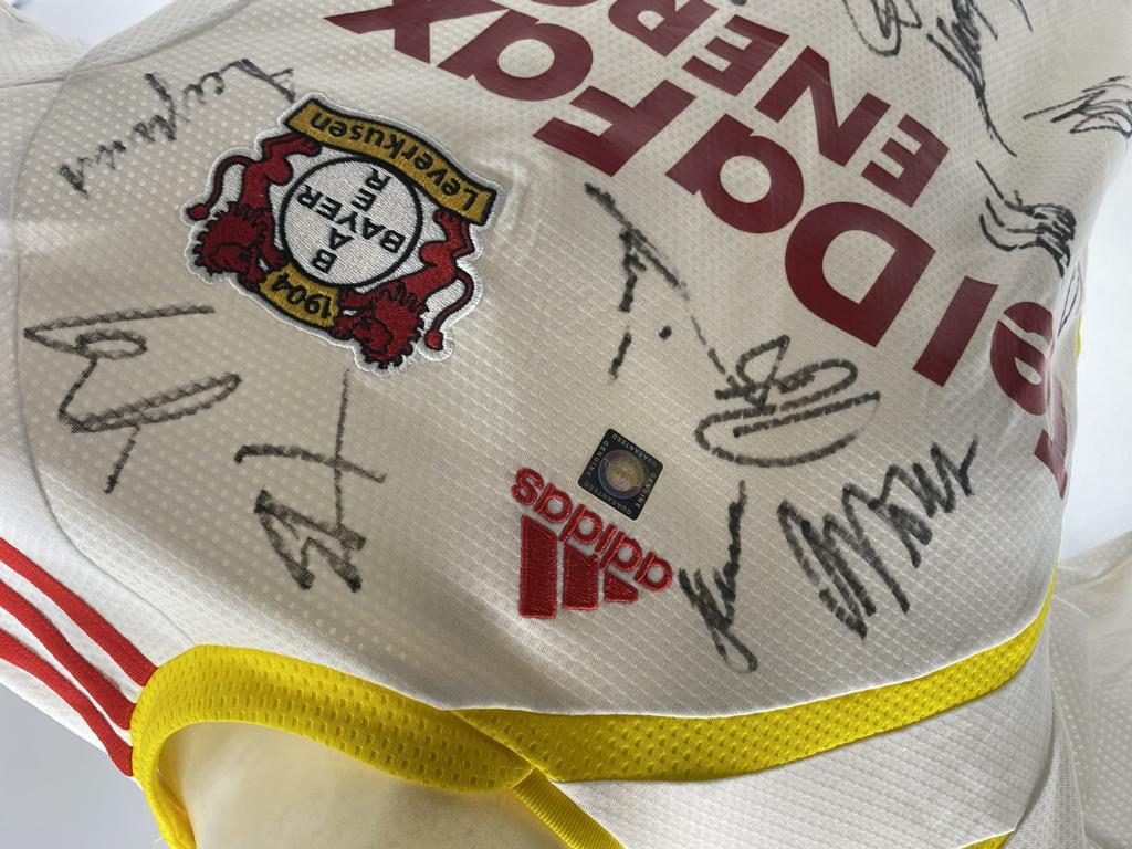 Bayer Leverkusen Trikot Saison 2009/2010/2011 Teamsigniert Autogramm Adidas 176