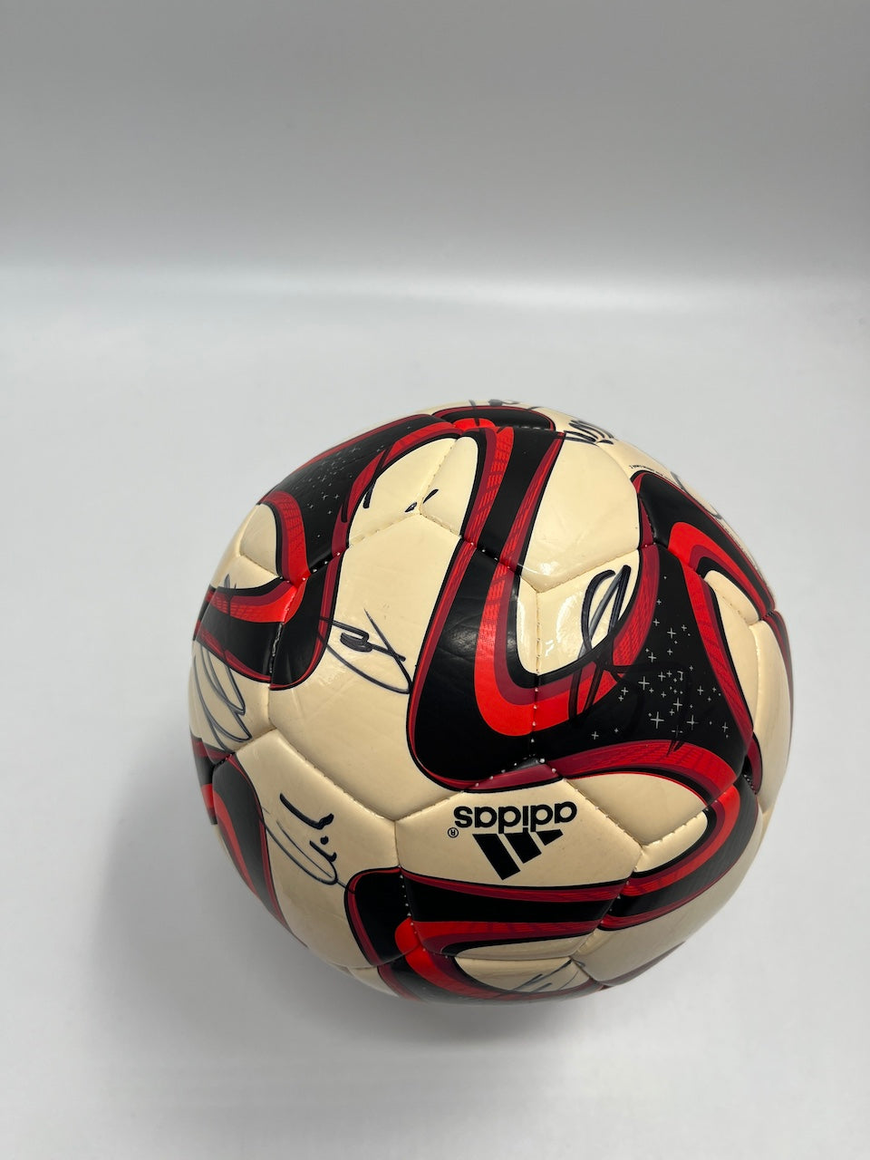 Fußball Teamsigniert WM 2014 in Vitrine DFB Unterschrift Autogramm Adidas Ball