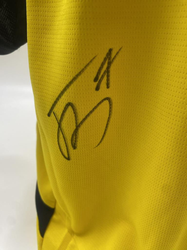 Borussia Dortmund jersey signed by Jobe Bellingham, new Puma XXL