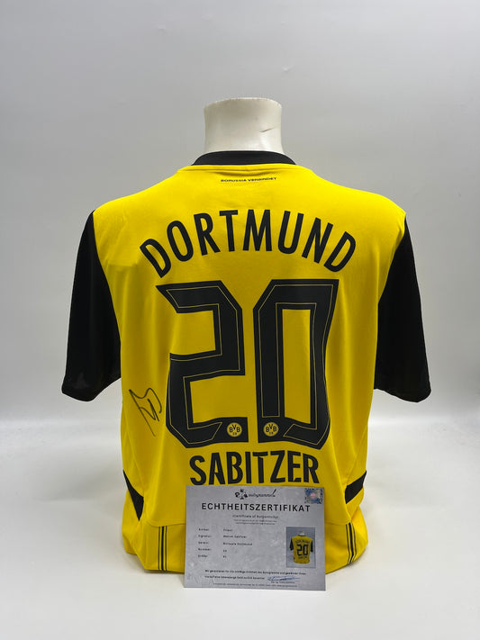 Borussia Dortmund Trikot signiert Marcel Sabitzer Autogramm BVB Puma XL