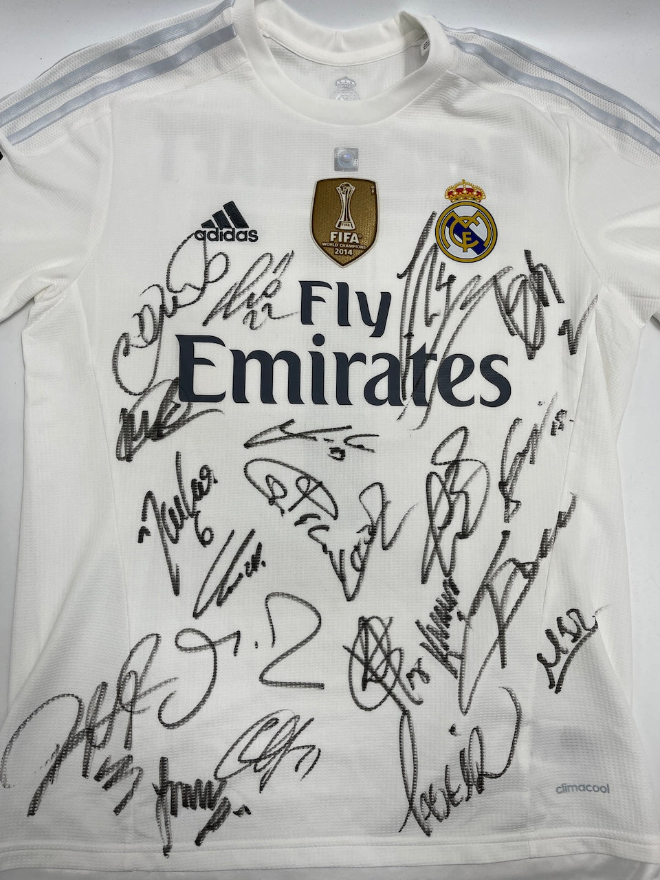 Real Madrid Trikot 2015/2016 Teamsigniert Spanien Autogramm Adidas M