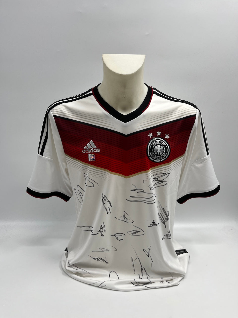 Germany Jersey World Cup 2014 Team Signed Football DFB World Champions Adidas L