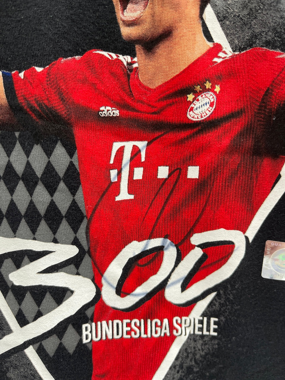 Bayern München T-Shirt Thomas Müller signiert Autogramme Bundesliga COA neu XL