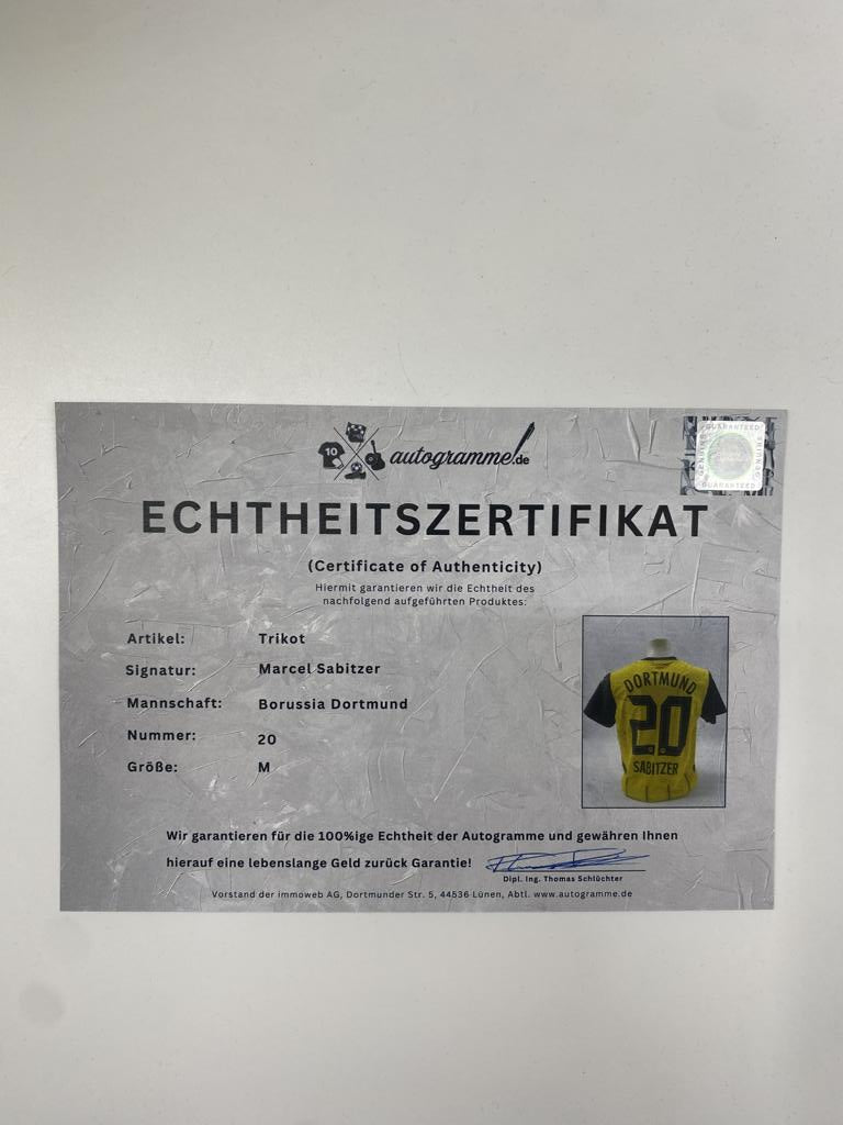 Borussia Dortmund Authentic Marcel Sabitzer signiert BVB neu M Puma