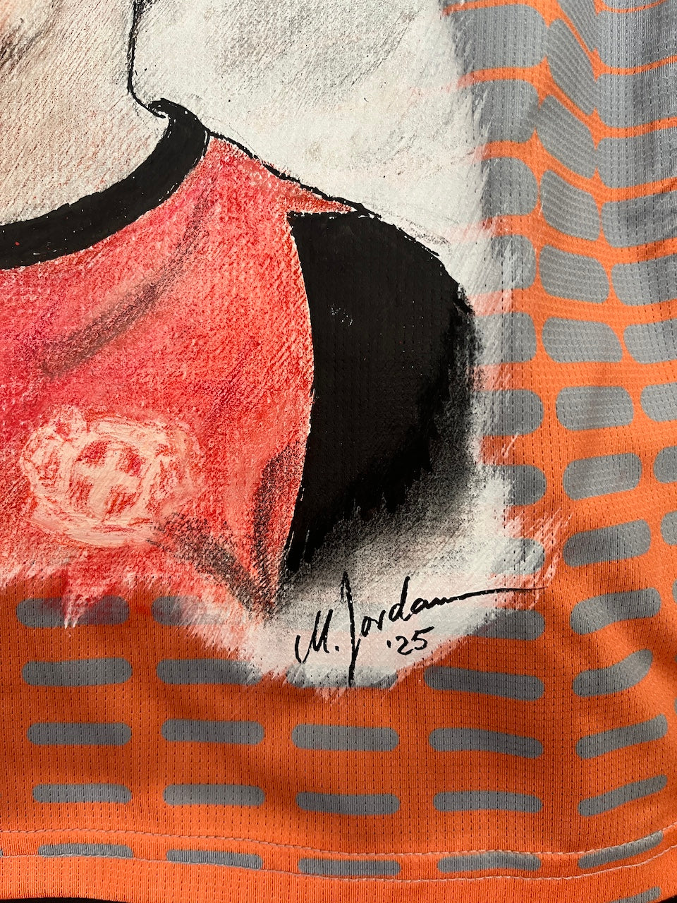 Leverkusen Shirt Portrait Florian Wirtz hand-painted and signed Castore 158