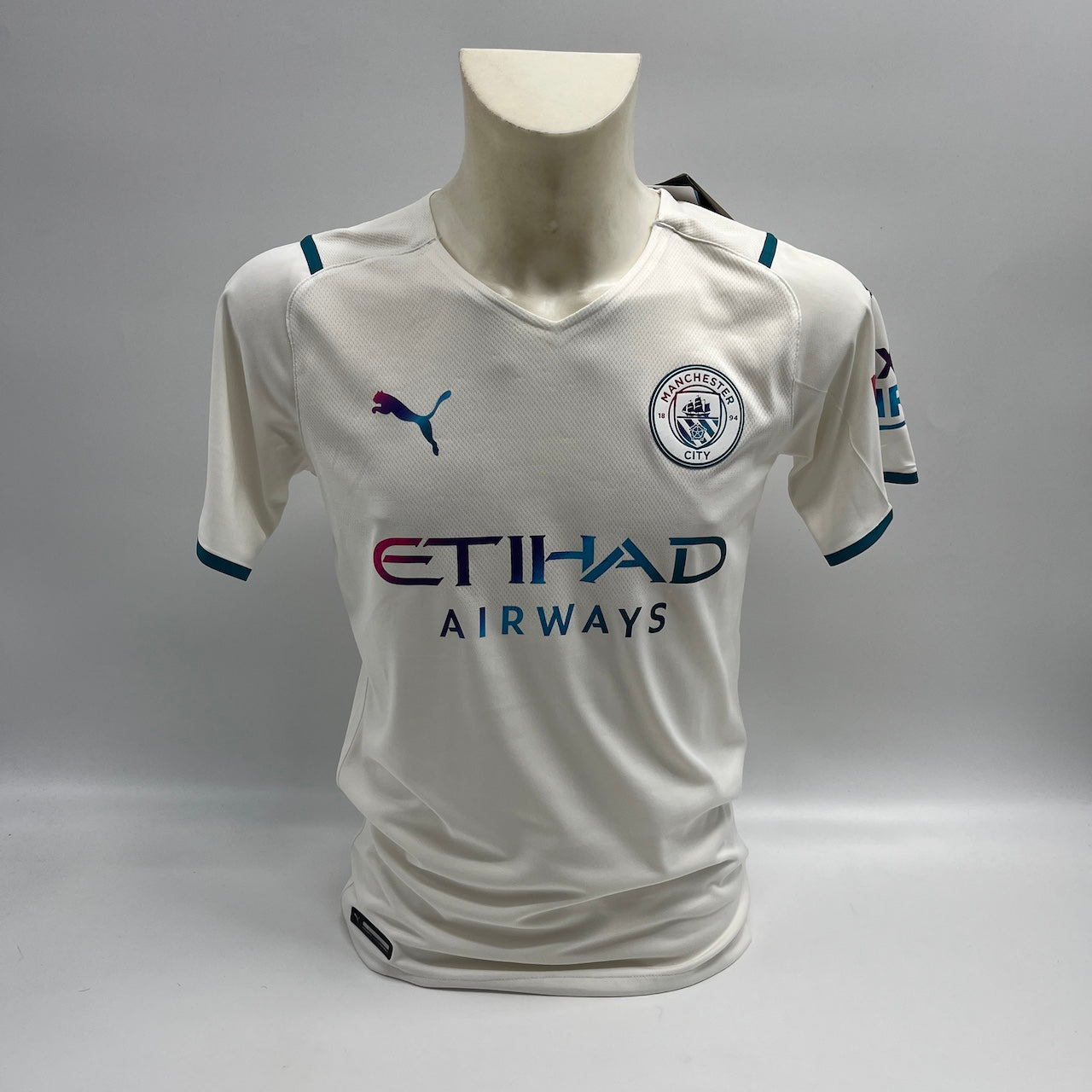 Manchester City Damentrikot Ruben Dias signiert Autogramm Puma COA S