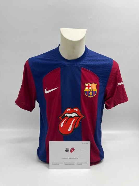 Limitiertes Barcelona x The Rolling Stones Trikot 1072/1899 M