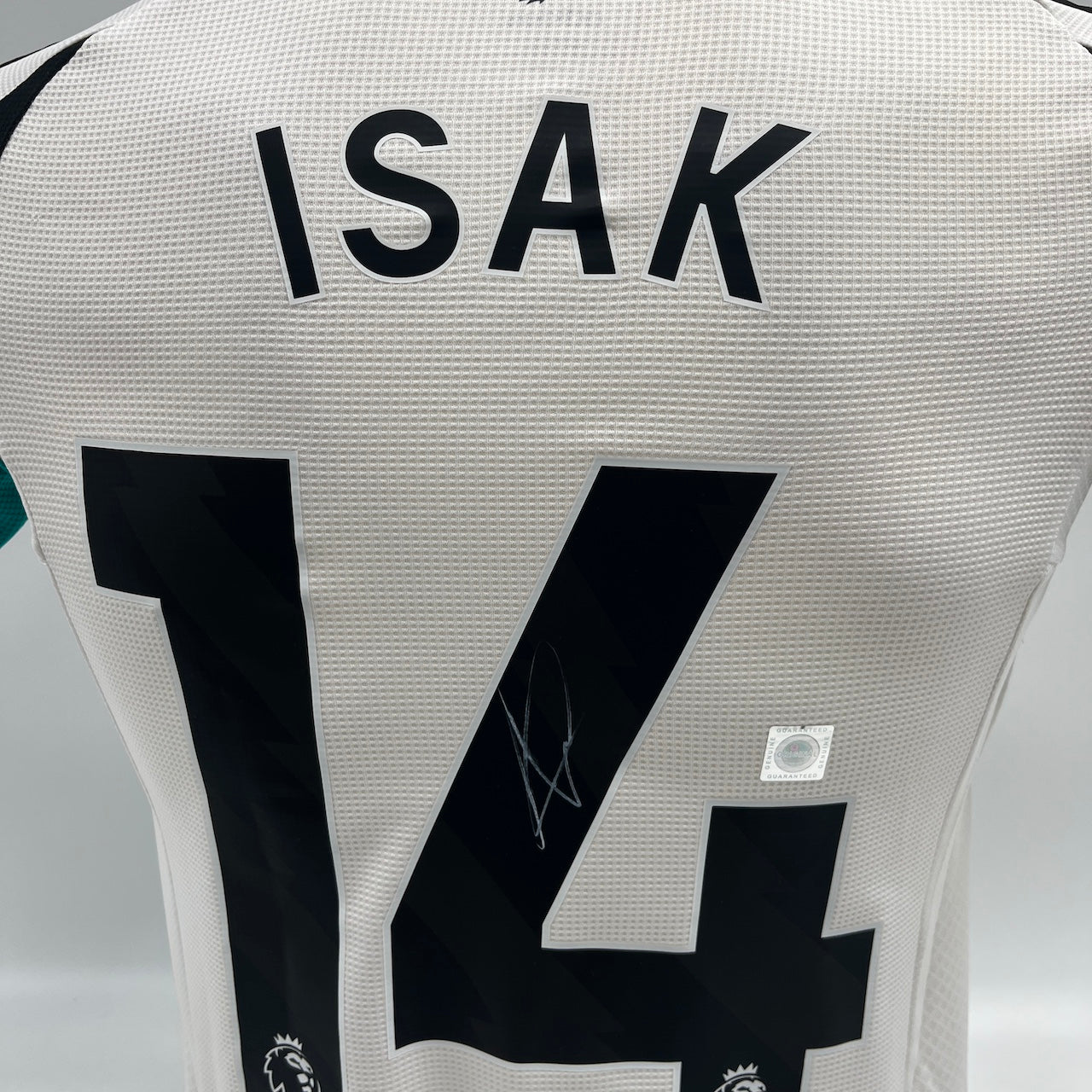 Newcastle United Damentrikot Alexander Isak signiert Autogramm Adidas XS