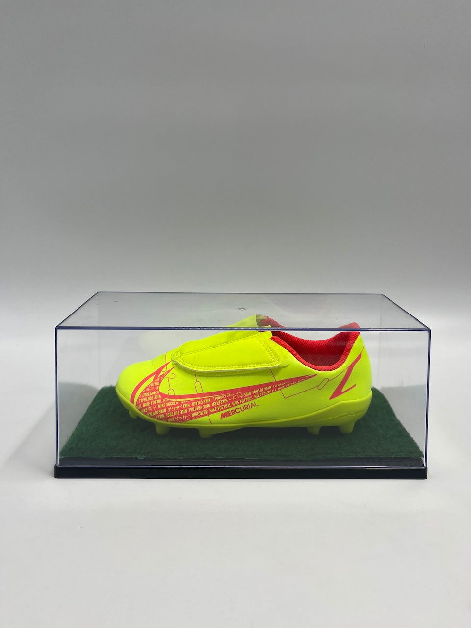 Football boot display case, small, up to shoe size 35