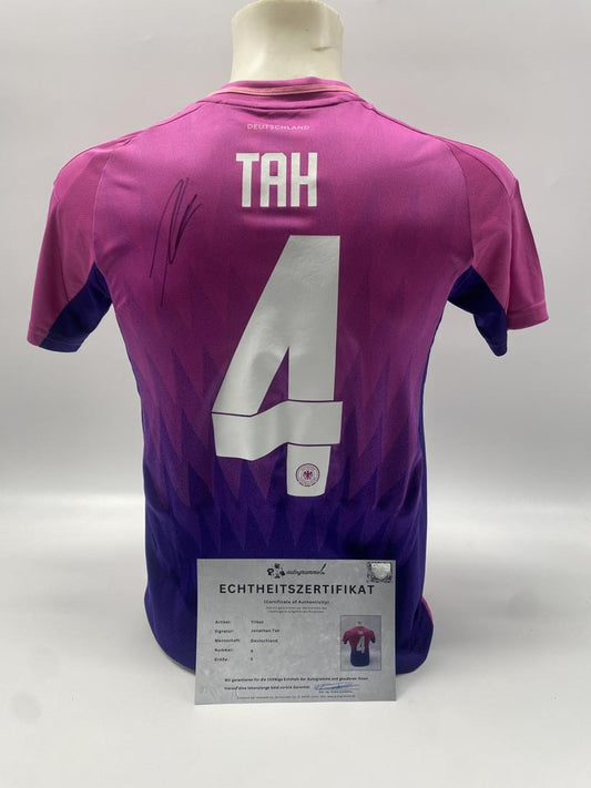 DFB Trikot Jonathan Tah signiert Autogramm Adidas COA S