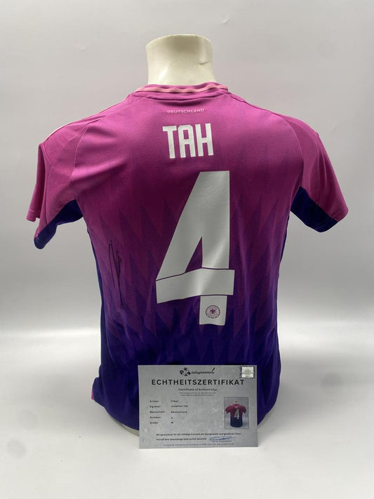 DFB Trikot Jonathan Tah signiert Autogramm Adidas COA M