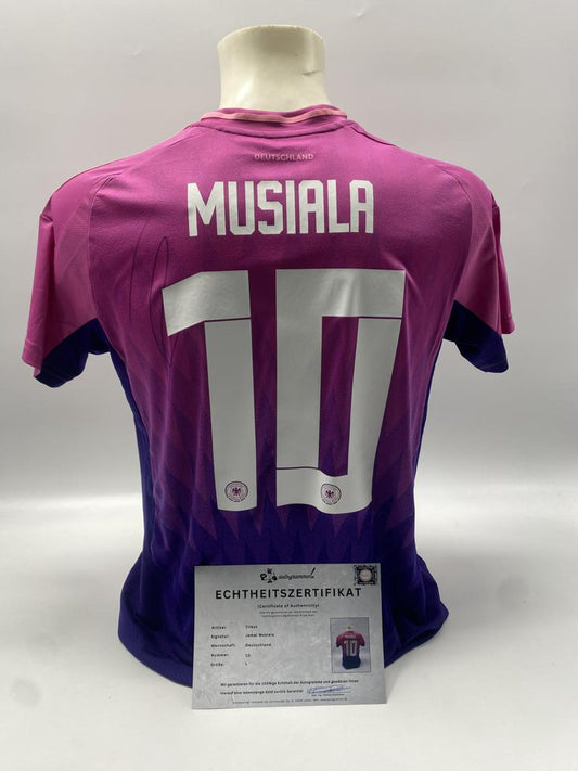 DFB Trikot Jamal Musiala signiert Autogramm Adidas COA L