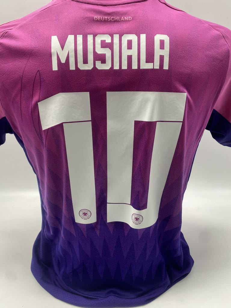 DFB Trikot Jamal Musiala signiert Autogramm Adidas COA L