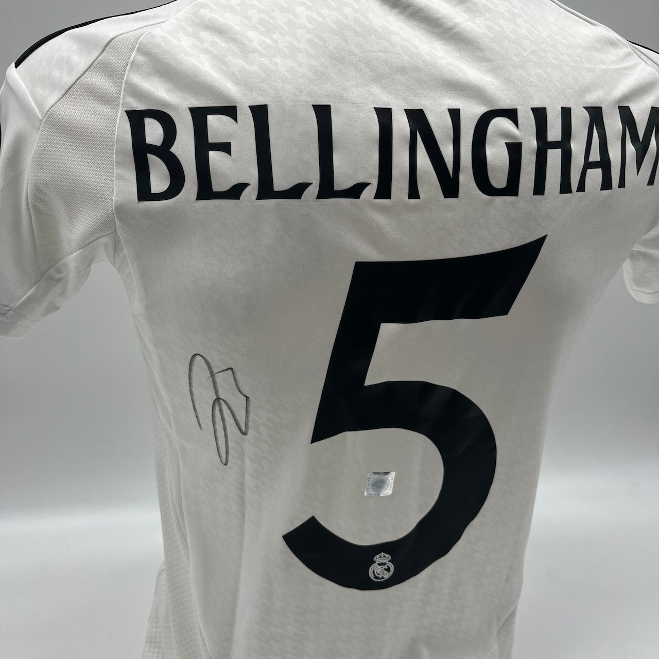 Real Madrid Damentrikot Jude Bellingham signiert Autogramm Adidas COA S