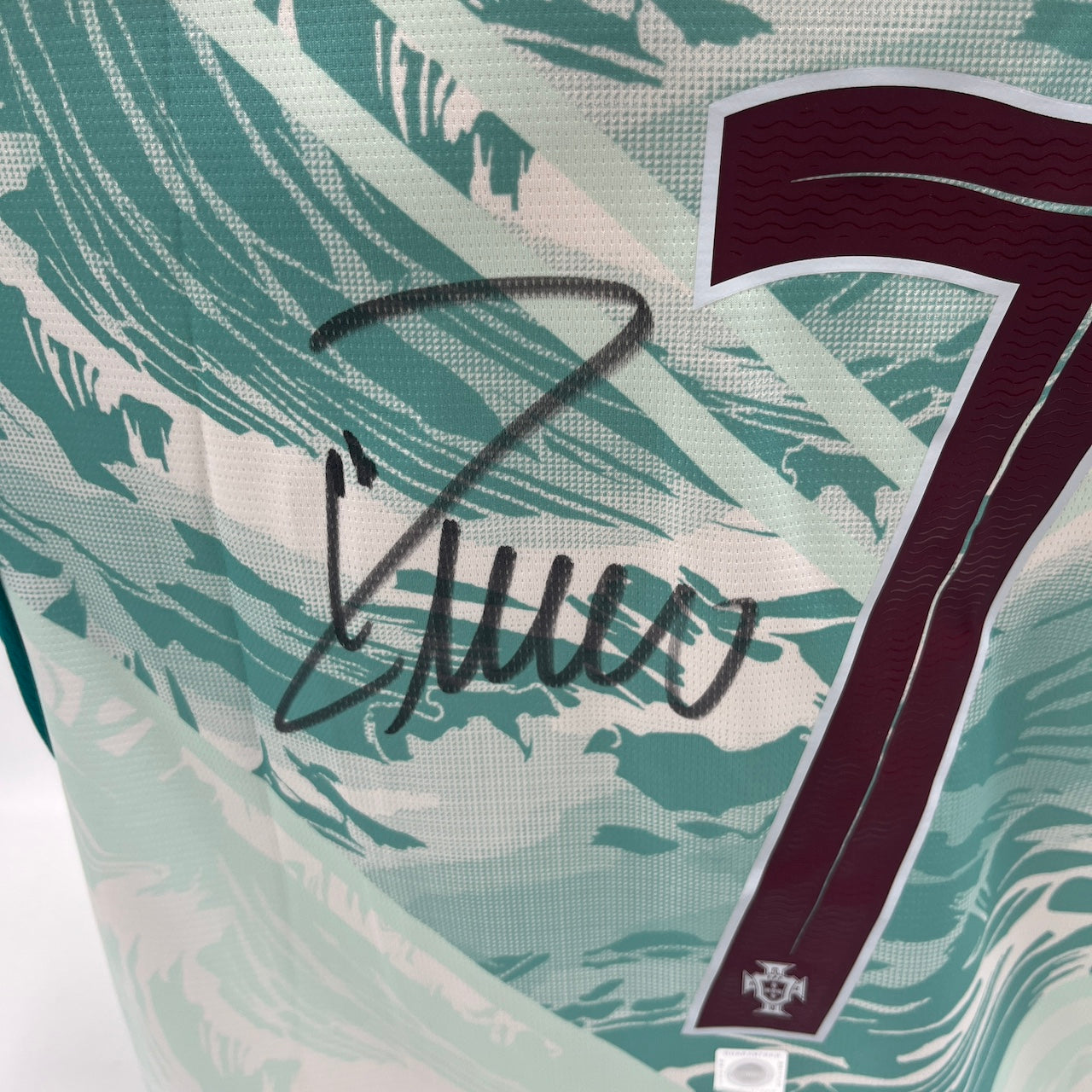 Portugal Trikot WM 2026 Cristiano Ronaldo signiert Autogramm COA weiß XL