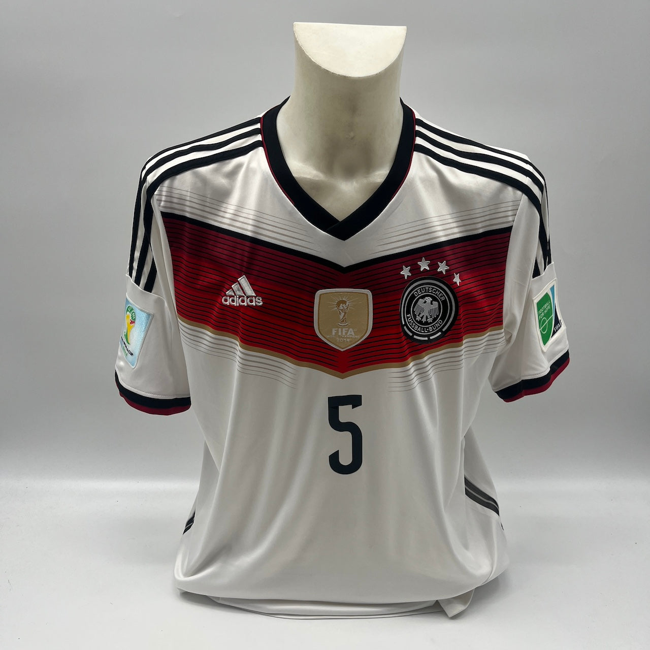 DFB Trikot WM 2014 Mats Hummels signiert Autogramme Adidas COA XL