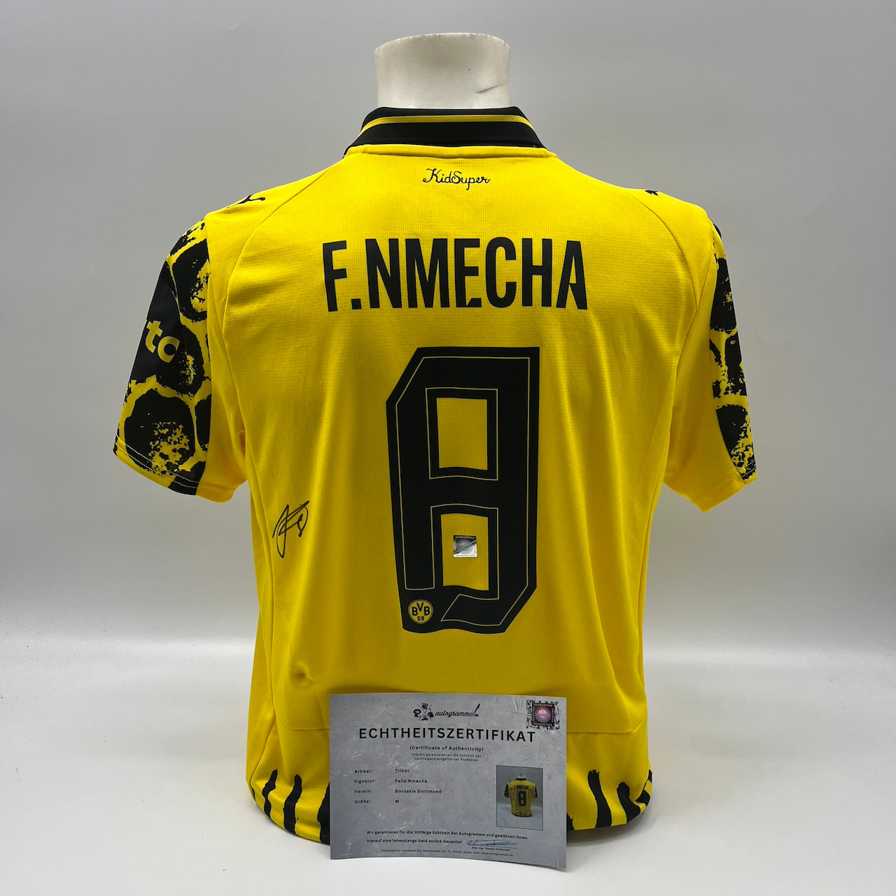 Borussia Dortmund Club WM Trikot Felix Nmecha signiert BVB Puma M