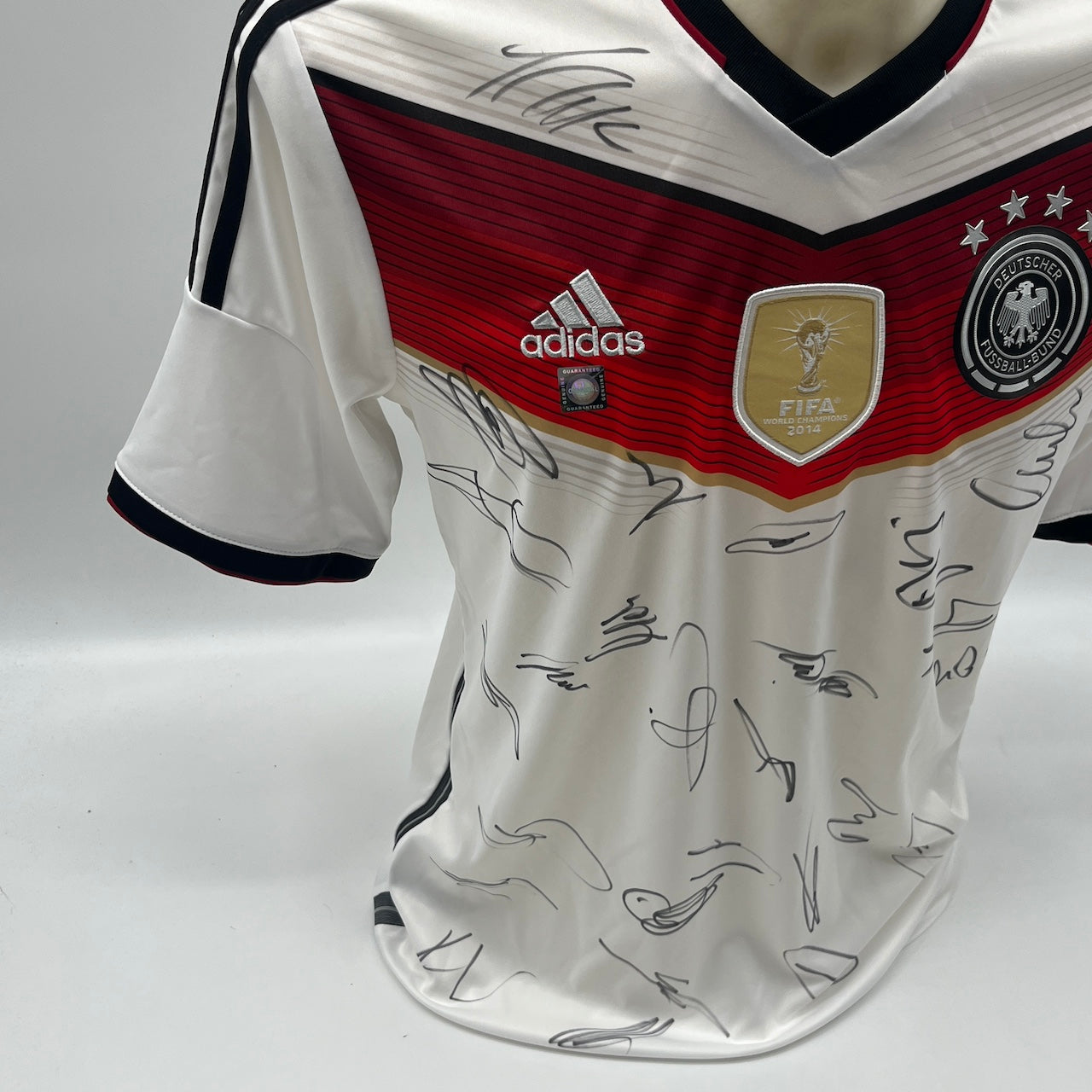 Deutschland Trikot WM 2014 Teamsigniert Autogramm DFB Weltmeister Adidas M