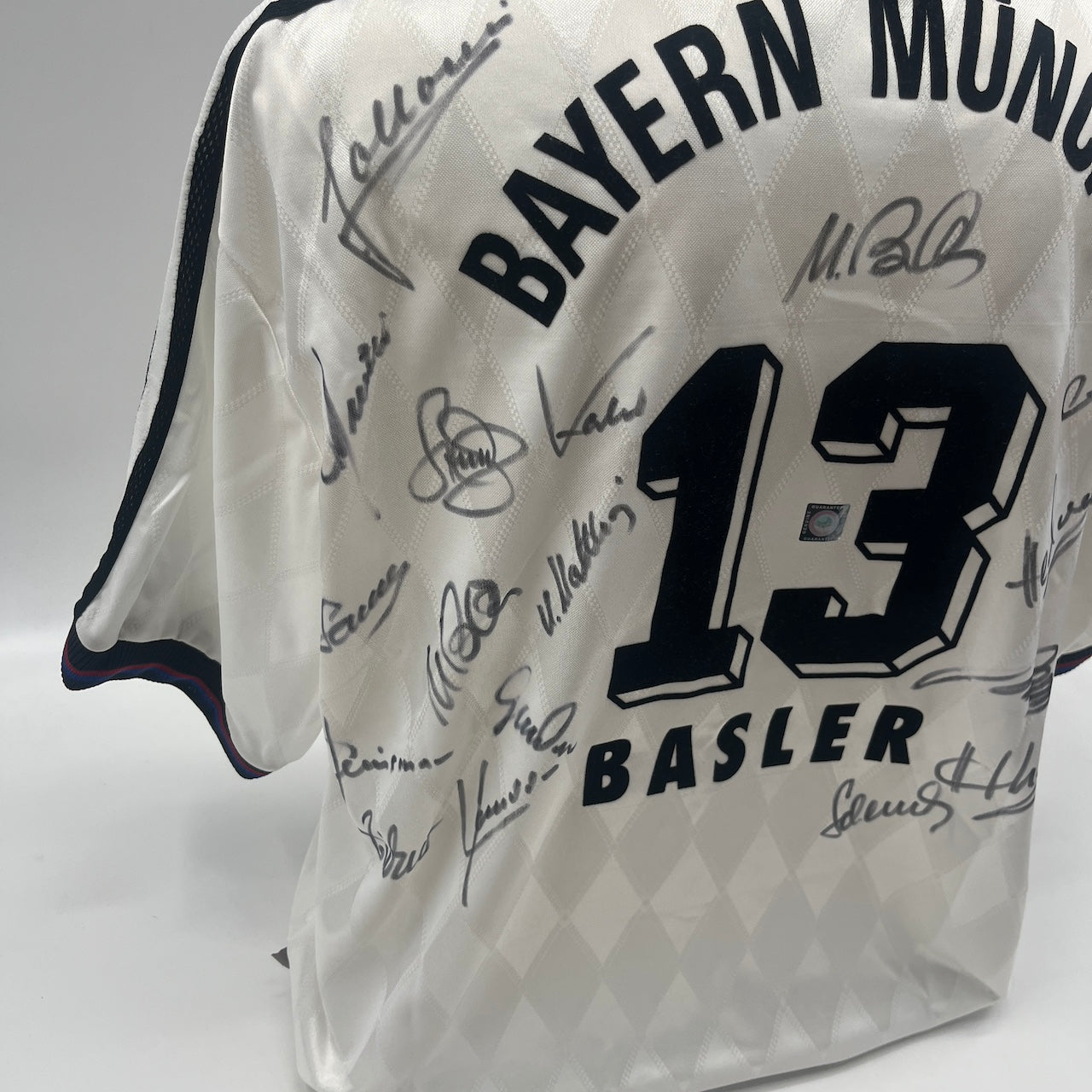 Bayern München Trikot 1996/1997/1998 Teamsigniert Bundesliga COA Adidas XL neu