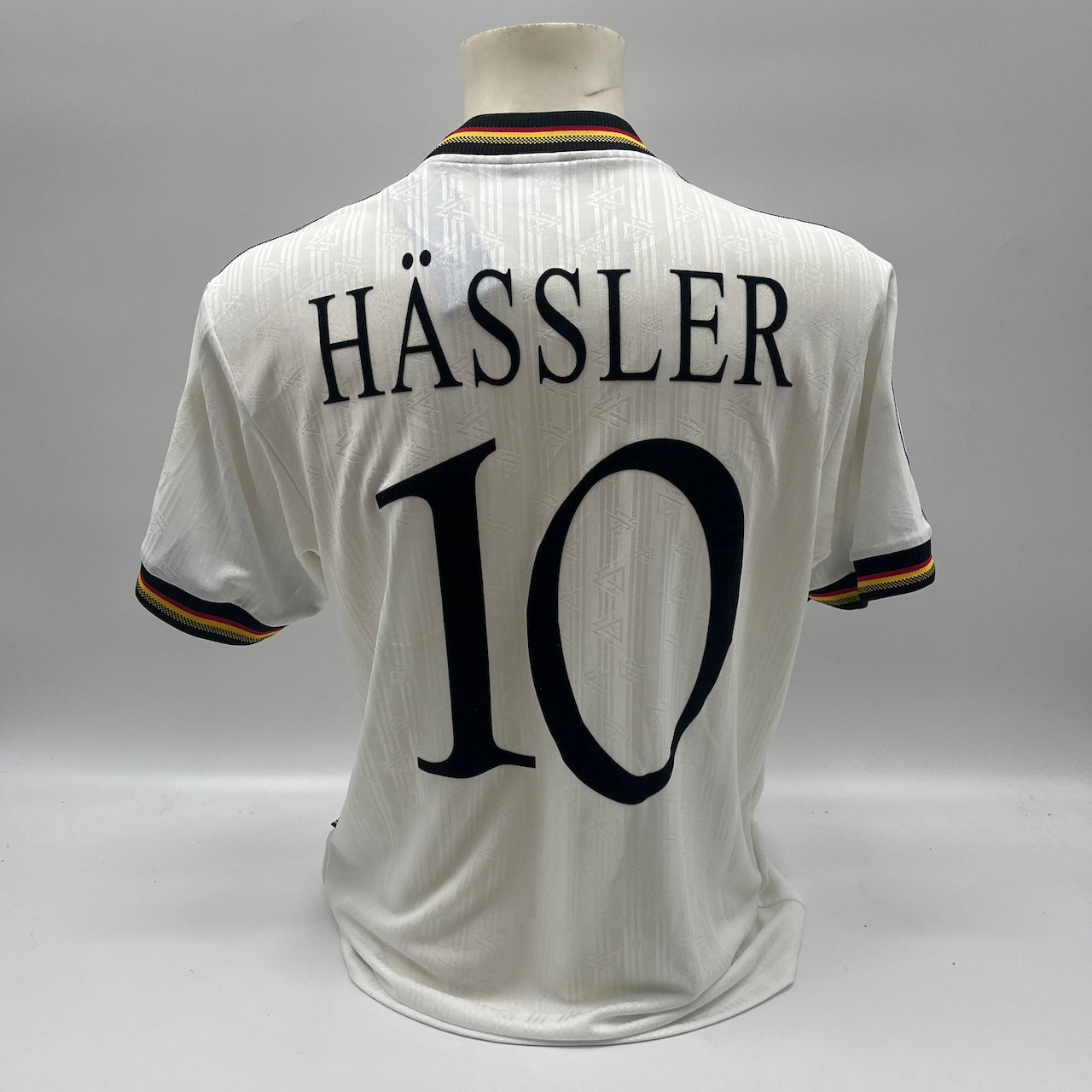 Deutschland Repro Trikot Thomas Häßler signiert DFB Neu Autogramm M