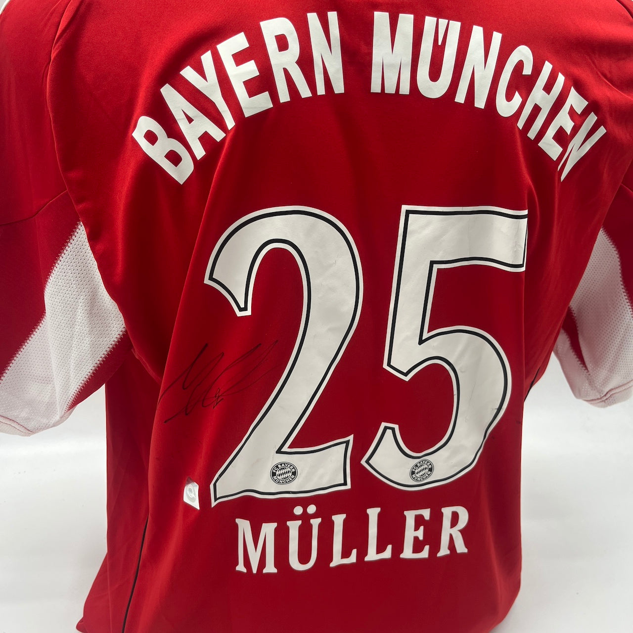 Bayern München Trikot Thomas Müller signiert Autogramme Adidas L