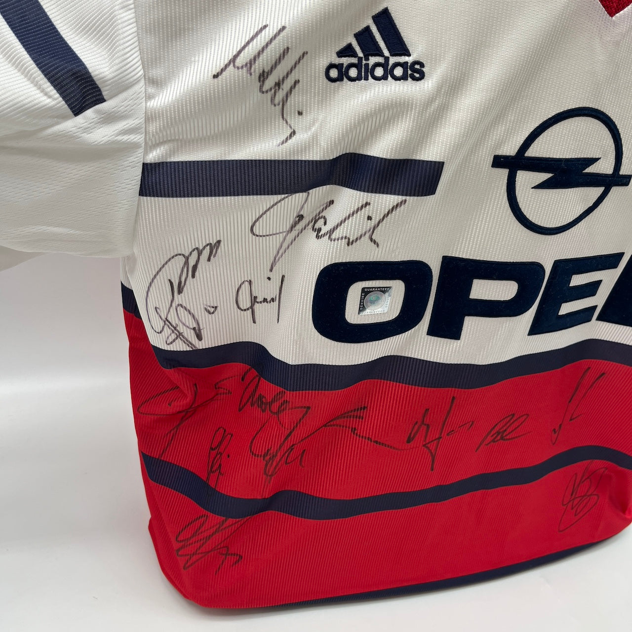 Bayern München Trikot 1998/1999/2000 Teamsigniert Bundesliga COA weiß Adidas XL
