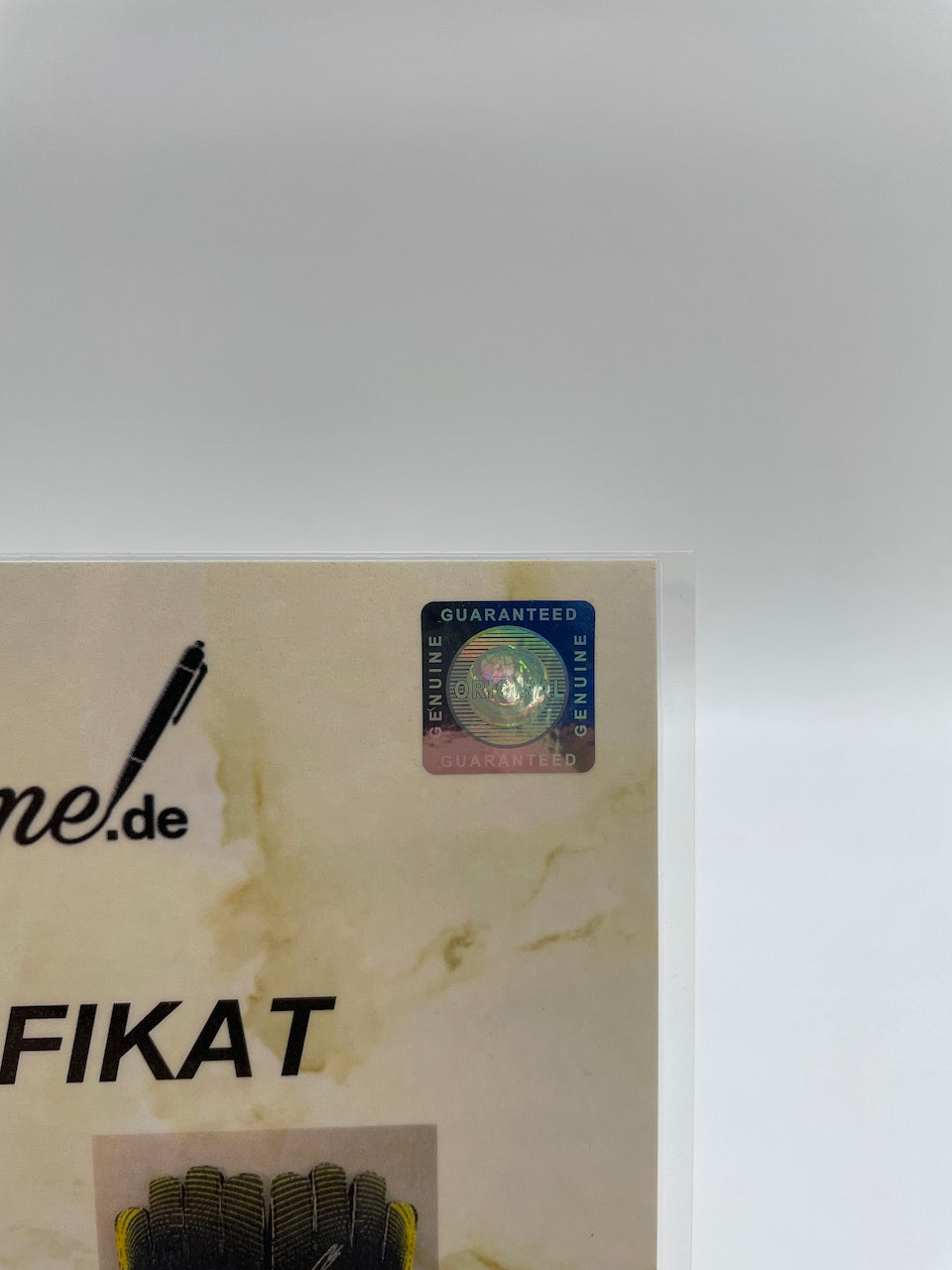 Goalkeeper glove Pavao Pervan signed autograph Wolfsburg Coa