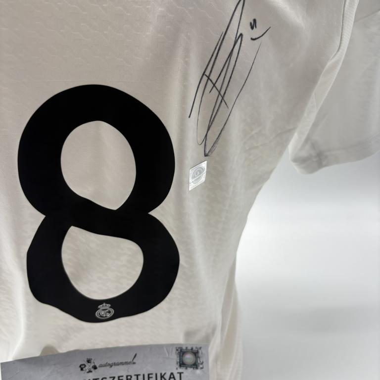 Real Madrid Trikot Federico Valverde signiert Autogramm Adidas COA 176