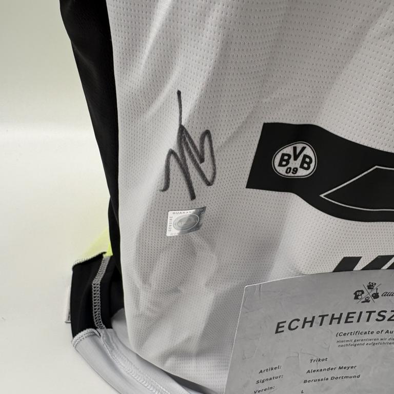 Borussia Dortmund Trikot Alexander Meyer signiert BVB Puma L