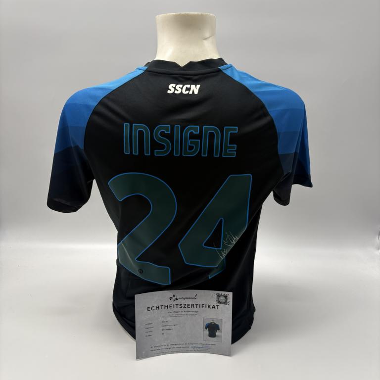 SSC Neapel Trikot Lorenzo Insigne signiert Italien Autogramm Fußball M