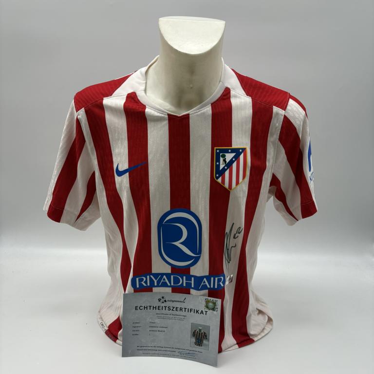 Atletico Madrid Trikot COA Ademola Lookman signiert Autogramm Nike L