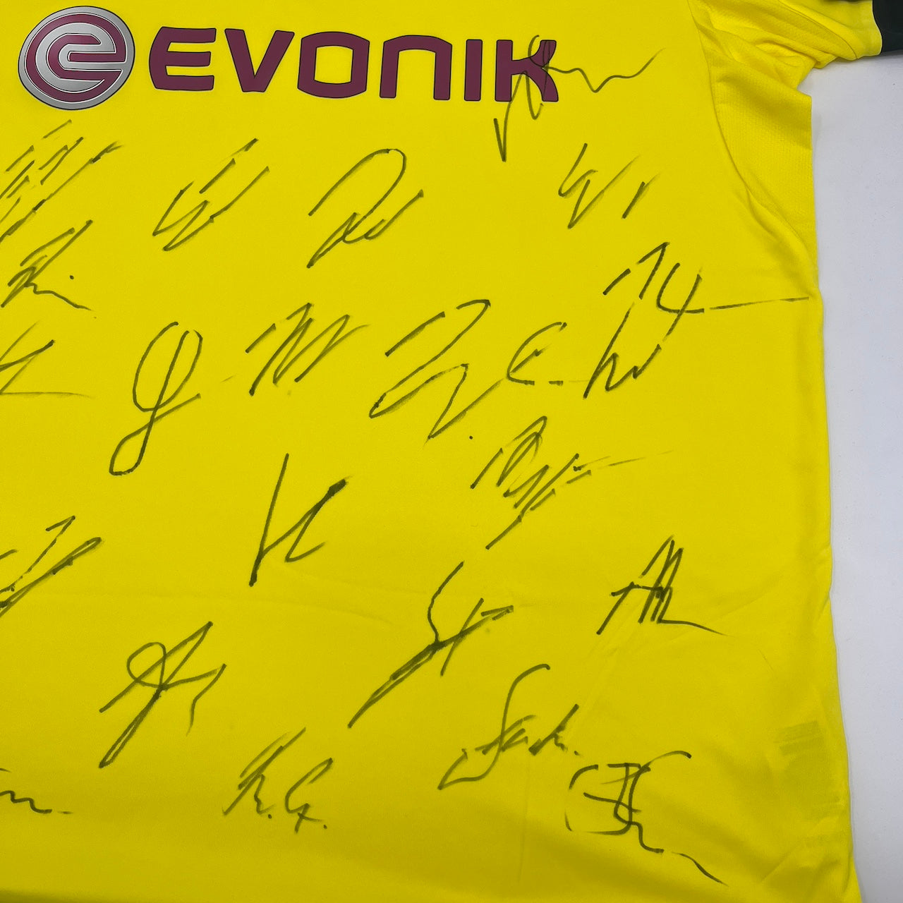 BVB Trikot 2012/2013 Teamsigniert Borussia Dortmund COA Puma 3XL