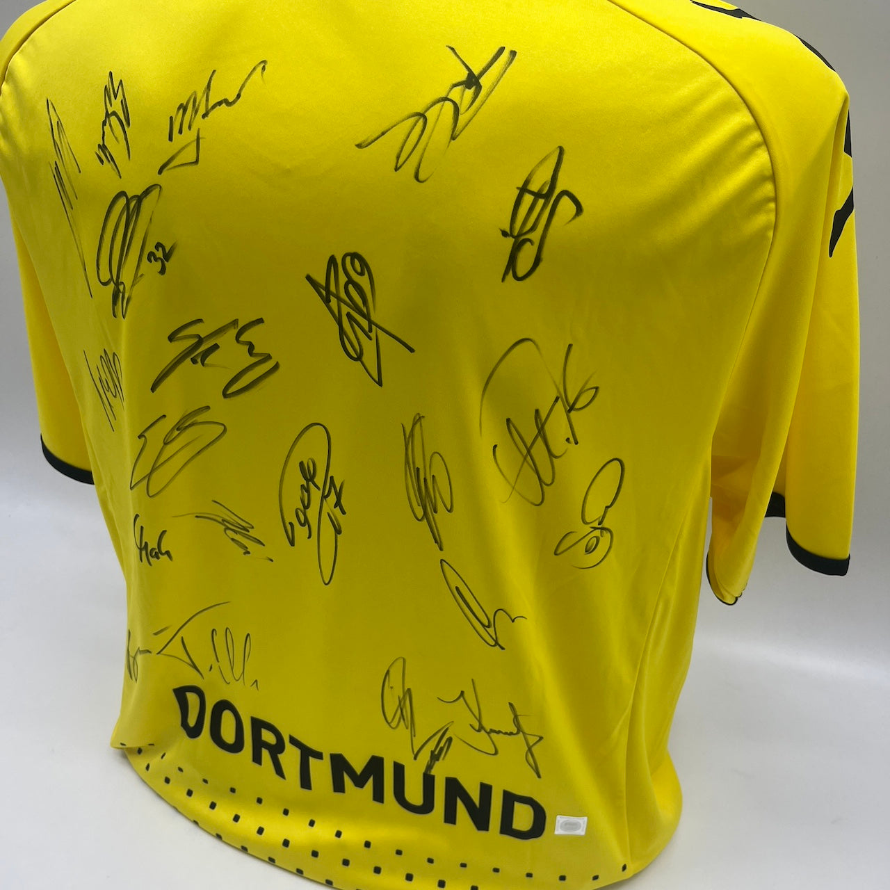 BVB Trikot 2011/2012 Teamsigniert Borussia Dortmund COA Kappa XL