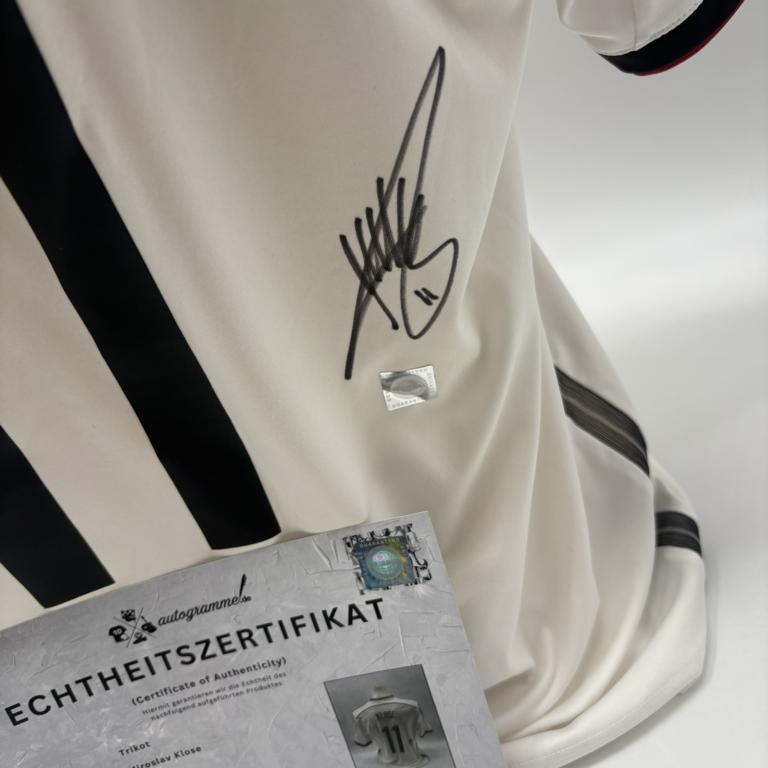 DFB Trikot WM 2014 Miroslav Klose signiert Autogramme Adidas COA L