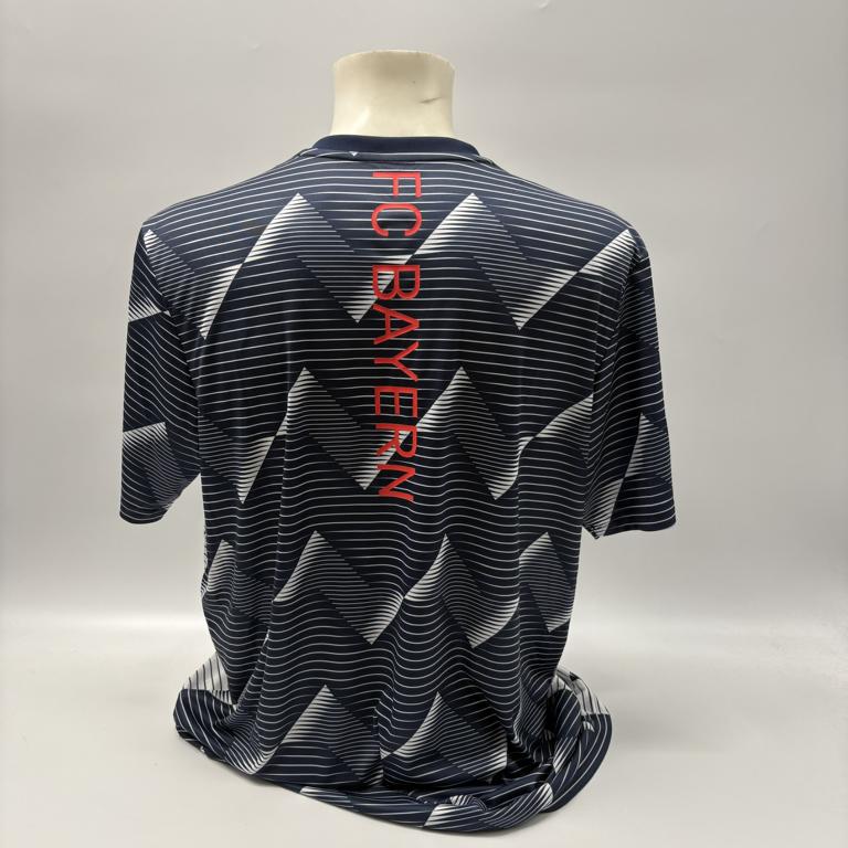 Bayern München Trainingsshirt David Alaba signiert Adidas COA Autogramm XL